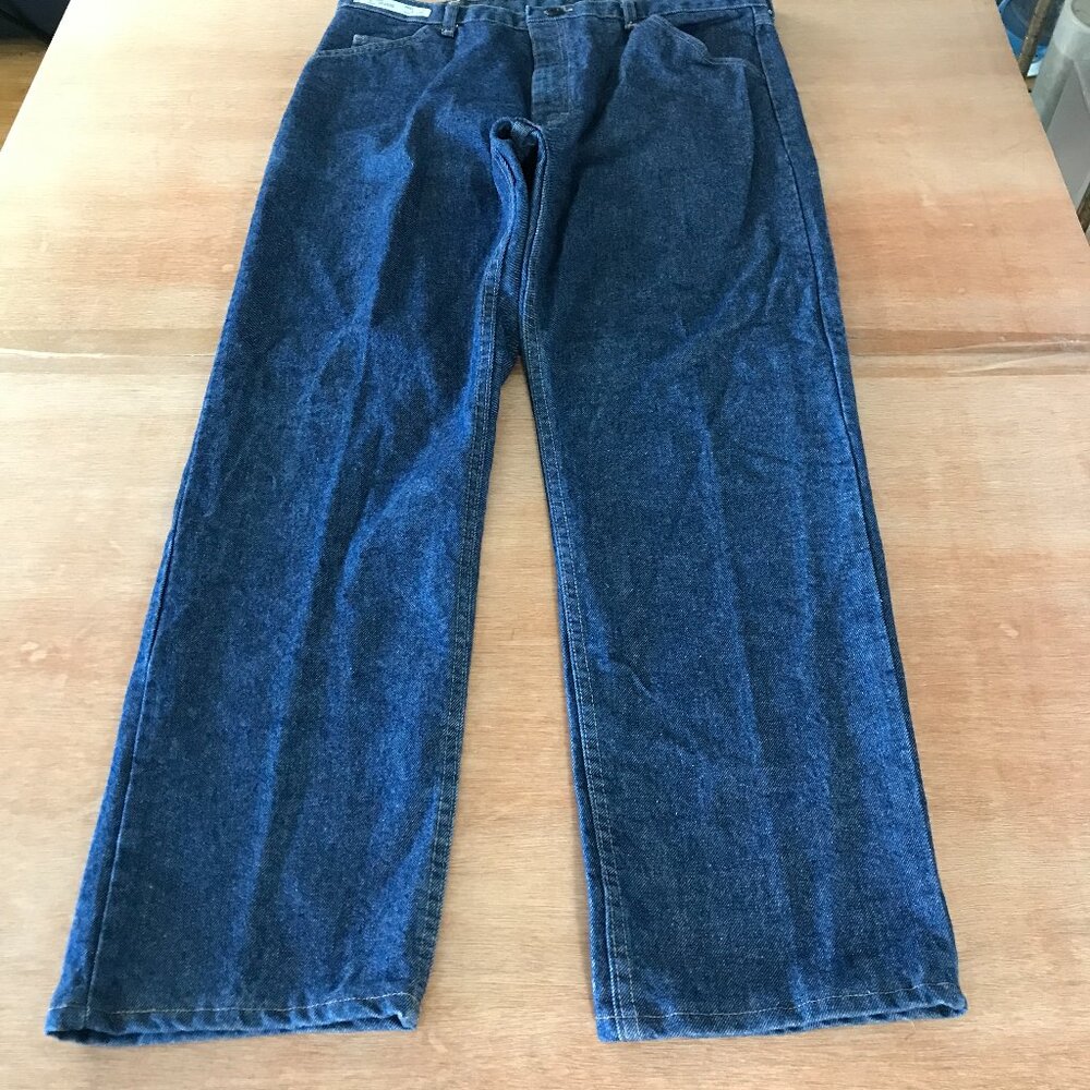 Bulwark Protective Shane Fire Resistant Jeans Men 38x30 Blue Mid Rise Dark Wash